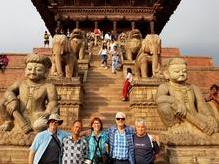 Nyatapola-Tempel (18. Jh.) in Bhaktapur, mit 30 m der höchste Tempel des Kathmandu Tals