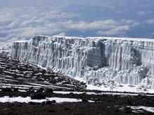 Der imposante Kilimanjaro - Gletscher 