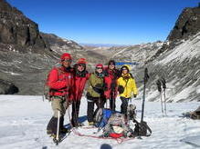 Auf dem Gletscher des Pico Tarija (5344 m) 