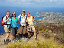 Wanderung mit Prosecco und Blick auf das Capo Vaticano