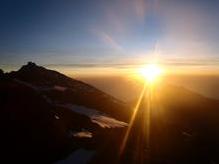 Sonnenaufgang oberhalb des Gilman's Point (5.681 m)