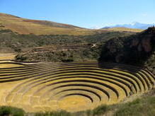 Inka-Landwirtschaftszentrum Moray mit Mikroklima-Terrassen