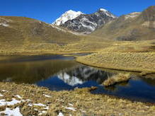 Laguna Wichu Khota mit Huayna Potosi (6088 m)