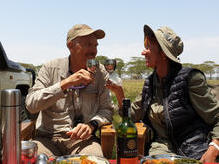 Feines Safari-Picknick