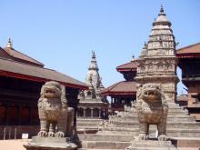 Alte Königsstadt Bhaktapur, 2 Tage vor dem Erdbeben vom 25.04.2015