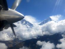 Spektakulärer Flug von Jomsom nach Pokhara