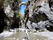 13 km lange Raganello-Schlucht bei Cívita