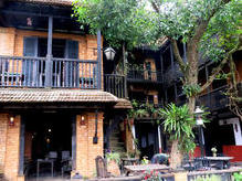 Unser Hotel in Bandipur - Newar-Architektur