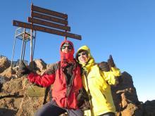 Auf dem Lenana Peak (4985 m), Mt. Kenia
