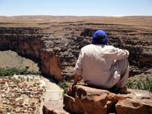 Blick vom Agadir- id- Aissa auf Amtoudi, südwestlich von Tafraoute