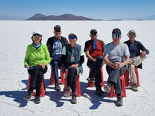 ''grosses Kino'' auf dem Salar de Uyuni