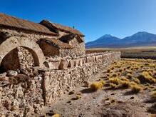 Sajama mit Parinacota (6380 m) und Pomerape (6282 m)