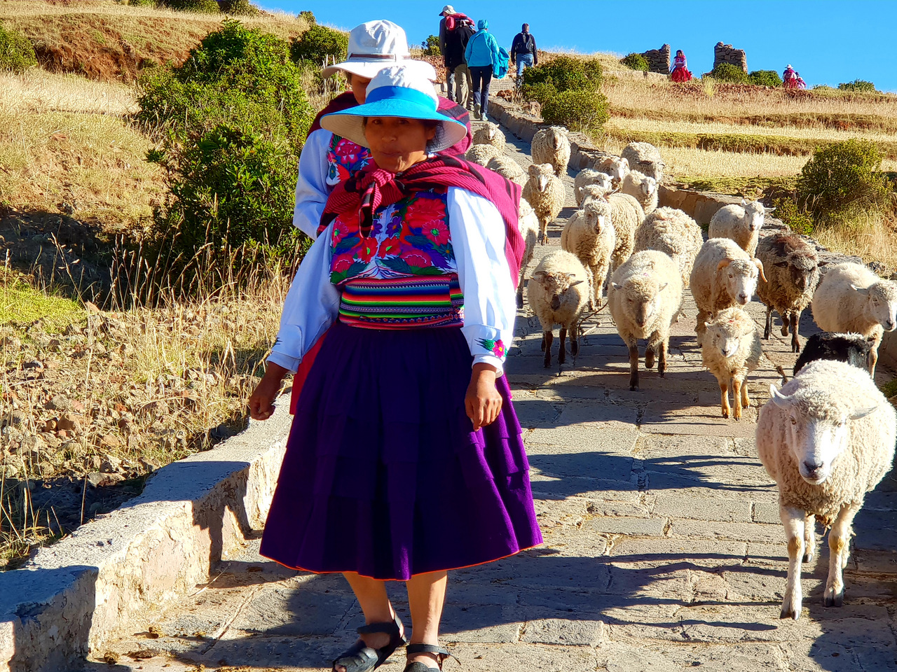 Insel Amantaní, Titicacasee - Peru Insel Amantaní, Titicacasee -Peru