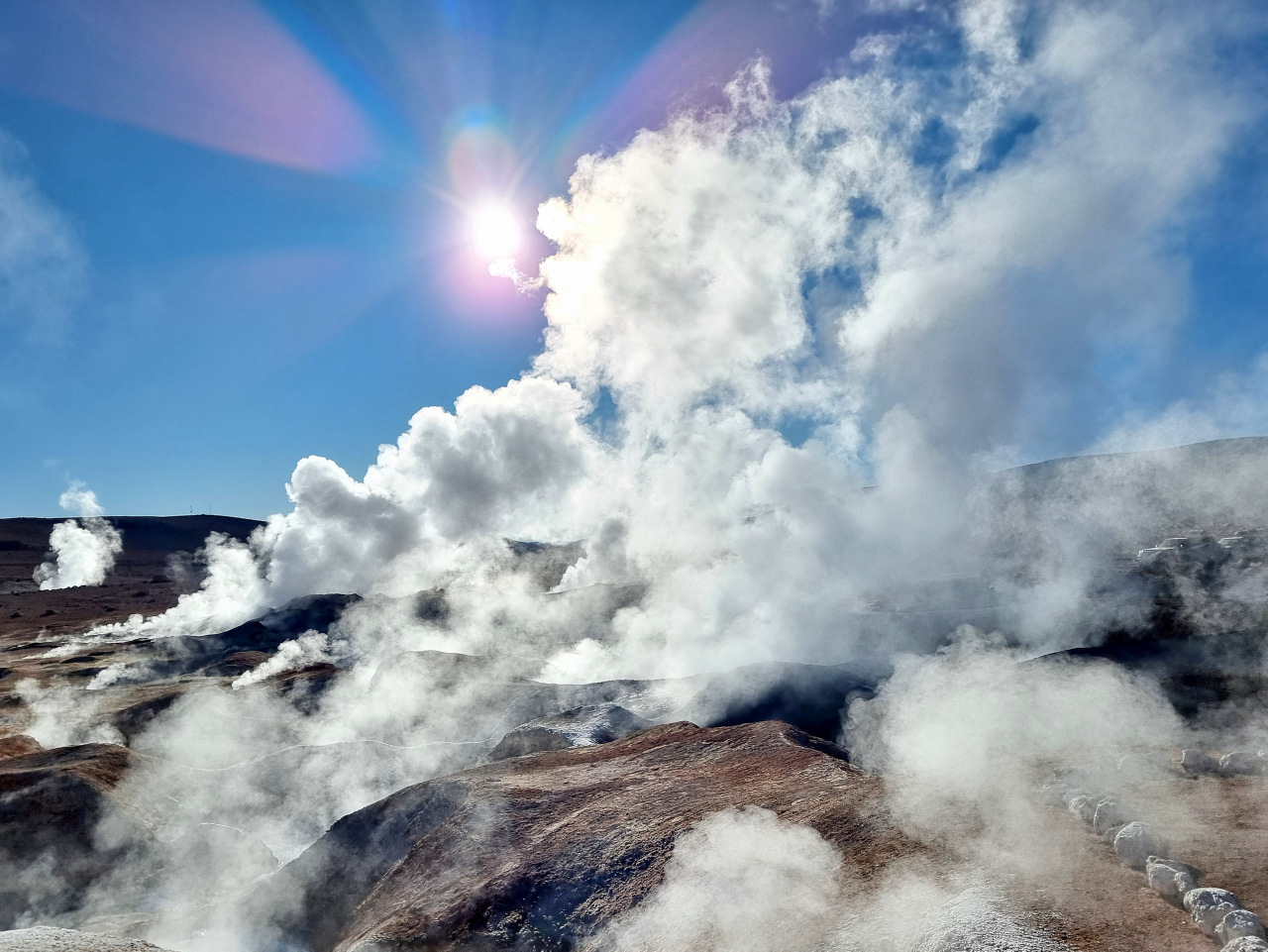 Geysire, Bolivien Geysire, Bolivien