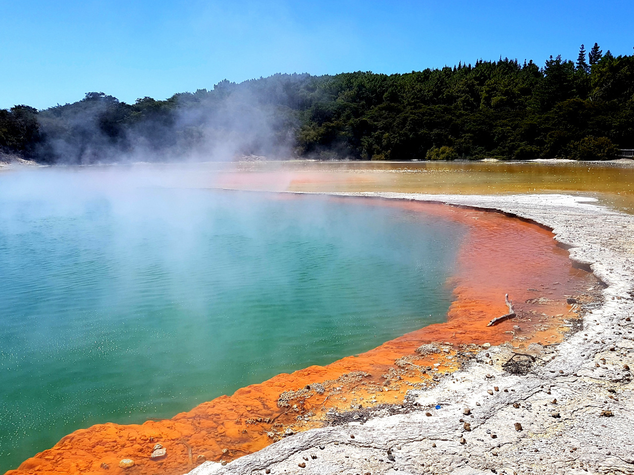 Champagne Pool, Wai-O-Tapu, Neuseeland Champagne Pool, Wai-O-Tapu, Neuseeland
