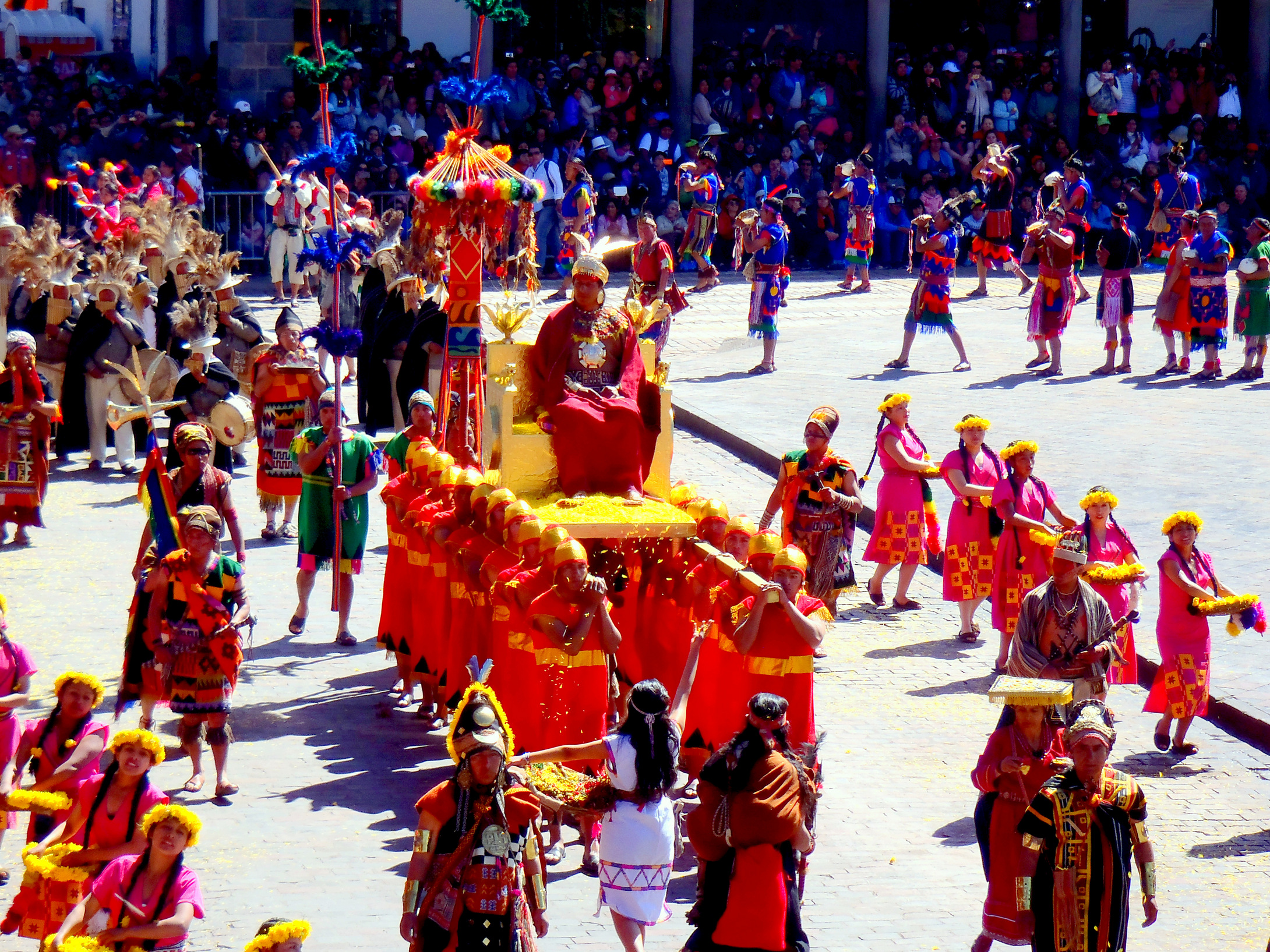 Peru - Inti Raymi Zeremonie, Cusco Peru - Inti Raymi Zeremonie, Cusco